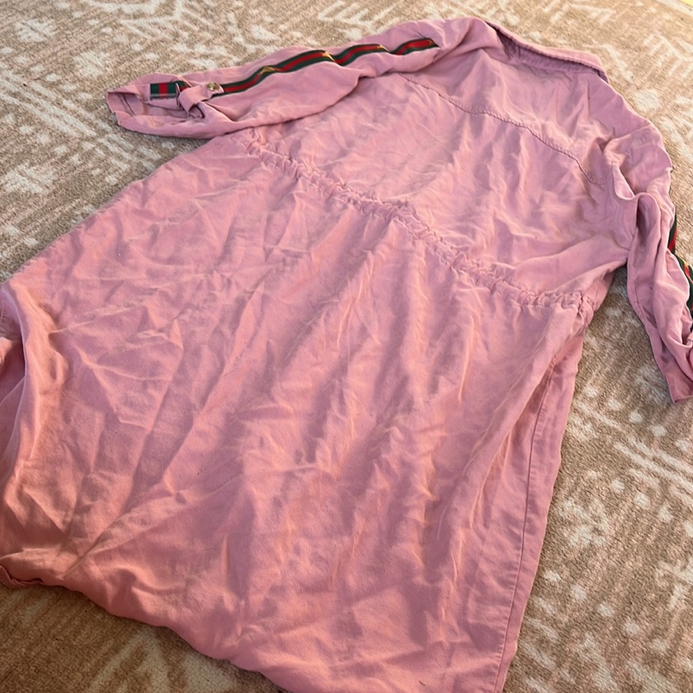 Pink Sequin Detailed Bee Dress Size Large - Picture 9 of 9